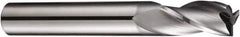 DORMER - 5mm Diam, 10mm LOC, 3 Flute Solid Carbide Keyway End Mill - Spiral Flute, AlCrN Finish, 6mm Shank Diam, 57mm OAL, 30° Helix, Centercutting - Apex Tool & Supply