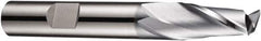 DORMER - 3mm Diam, 7mm LOC, 2 Flute Solid Carbide Keyway End Mill - Spiral Flute, AlCrN Finish, 6mm Shank Diam, 57mm OAL, 30° Helix, Centercutting - Apex Tool & Supply