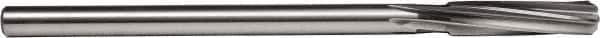 Union Butterfield - 17/64" High Speed Steel 6 Flute Chucking Reamer - Spiral Flute, 1/4" Straight Shank, 1-1/2" Flute Length, 6" OAL - Apex Tool & Supply