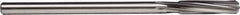 Union Butterfield - 11/32" High Speed Steel 6 Flute Chucking Reamer - Spiral Flute, 0.2792" Straight Shank, 1-1/2" Flute Length, 6" OAL - Apex Tool & Supply