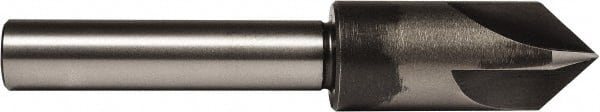 Union Butterfield - 1" Head Diam, 1/2" Shank Diam, 4 Flute 60° High Speed Steel Countersink - Apex Tool & Supply