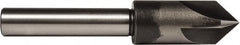 Union Butterfield - 7/8" Head Diam, 1/2" Shank Diam, 4 Flute 82° High Speed Steel Countersink - Apex Tool & Supply