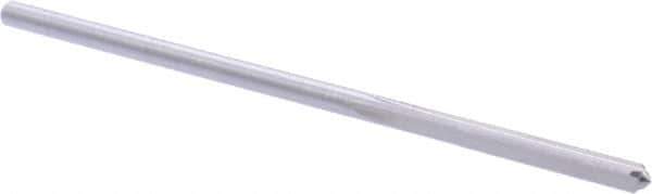 Union Butterfield - 1/8" High Speed Steel 4 Flute Chucking Reamer - Straight Flute, 0.119" Straight Shank, 7/8" Flute Length, 3-1/2" OAL - Apex Tool & Supply