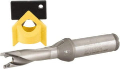 Kennametal - 13.1 to 13.49mm Diam, 3xD, 40.49mm Max Depth, 15.88mm Shank Diam, 2.284" Flute, 111.51mm OAL, Replaceable Tip Drill - P Seat Size, KTIP Toolholder, Series KenTIP - Apex Tool & Supply