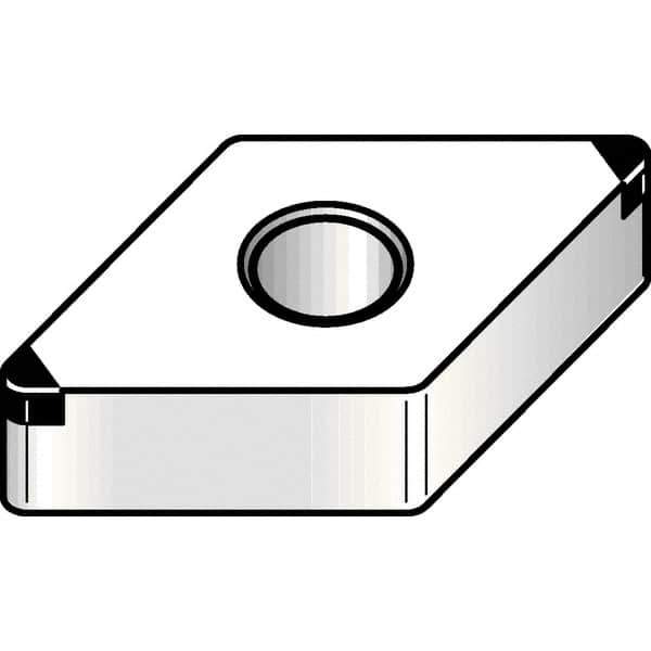 Kennametal - DNGA433 FWMT Grade KBH20 PCBN Turning Insert - Nano-Composite Finish, 55° Diamond, 1/2" Inscr Circle, 3/16" Thick, 3/64" Corner Radius - Apex Tool & Supply