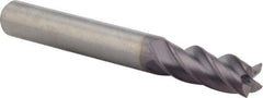 M.A. Ford - 5/16", 4 Flute, Single End, Solid Carbide, 0.015" Corner Radius End Mill - 2-1/2" OAL, 35/38° Helix, Right Hand Flute, 13/16" LOC, Right Hand Cut - Apex Tool & Supply