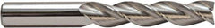 M.A. Ford - 5/8", 7/8" LOC, 5/8" Shank Diam, 3-1/2" OAL, 3 Flute, Solid Carbide Square End Mill - Single End, TiB2 Finish, 36° Helix, Centercutting, Right Hand Cut, Right Hand Flute, Series 138 - Apex Tool & Supply