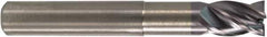 M.A. Ford - 10mm, 24mm LOC, 16mm Shank Diam, 98mm OAL, 4 Flute, Solid Carbide Square End Mill - Single End, ALtima Finish, 35/38° Helix, Centercutting, Right Hand Cut, Right Hand Flute, Series 177S - Apex Tool & Supply