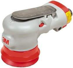 3M - 12,000 OPM, 17 CFM Air Consumption, 90 psi Air Pressure, Palm Air Orbital Sander - Round Pad, - Apex Tool & Supply