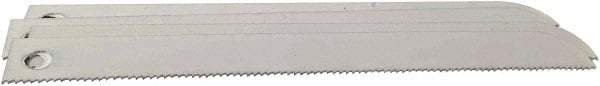 Disston - 5" Long x 1/2" Thick, Bi-Metal Reciprocating Saw Blade - Straight Profile, 18 TPI, Toothed Edge, Universal Shank - Apex Tool & Supply