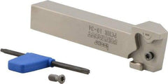 Iscar - External Thread, 0.394" Max Depth of Cut, 0.059" Min Groove Width, 5" OAL, Right Hand Indexable Grooving Cutoff Toolholder - 3/4" Shank Height x 3/4" Shank Width, PENTA 34.. Insert Style, PCH Toolholder Style, Series PentaCut - Apex Tool & Supply