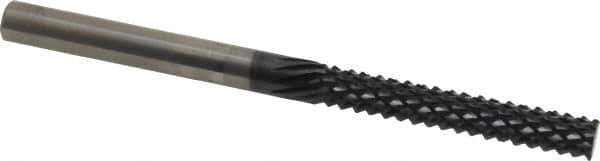 Onsrud - 1/4" Diam, 1-1/2" LOC, Plain End, Solid Carbide Diamond Pattern Router Bit - Right Hand Cut, 3-1/2" OAL, 1/4" Shank Diam, Use on Composites - Apex Tool & Supply