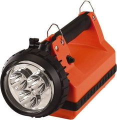 Streamlight - White LED Bulb, 540 Lumens, Spotlight/Lantern Flashlight - Orange Plastic Body, 1 6V Battery Included - Apex Tool & Supply