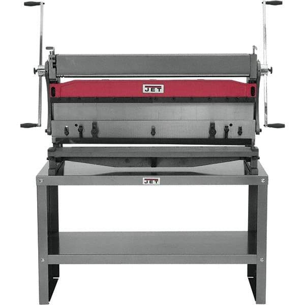 Jet - Combination Roller, Shear & Brake Machines Maximum Mild Steel Shearing Capacity (Gauge): 20 Maximum Mild Steel Bending Capacity (Gauge): 20 - Apex Tool & Supply
