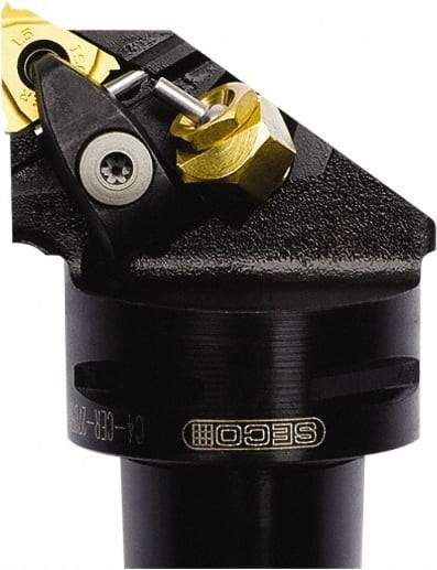 Seco - External Thread, Left Hand Cut, 62.99mm Shank Width x 62.99mm Shank Height Indexable Threading Toolholder - 22EL Insert Compatibility, CE Toolholder, Series Snap Tap | Apex Tool & Supply