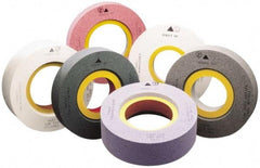 Camel Grinding Wheels - 20" Diam x 10" Hole x 3" Wide Centerless & Cylindrical Grinding Wheel - 36 Grit, Aluminum Oxide, Type 7, Very Coarse Grade, Vitrified Bond, Two Side Recess - Apex Tool & Supply