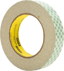 3M - 36 Yd Rubber Adhesive Double Sided Tape - 5 mil Thick, Paper Liner - Apex Tool & Supply