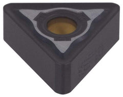 Kennametal - TNMG333 MW Grade KCP25 Carbide Turning Insert - TiCN/Al2O3 Finish, 60° Triangle, 3/8" Inscr Circle, 3/16" Thick, 3/64" Corner Radius - Apex Tool & Supply