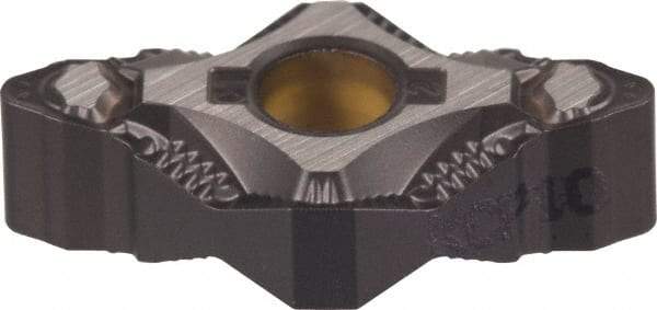 Kennametal - DNMG431 CT Grade KCP10 Carbide Turning Insert - TiCN/Al2O3 Finish, 55° Diamond, 1/2" Inscr Circle, 3/16" Thick, 1/64" Corner Radius - Apex Tool & Supply