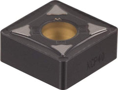 Kennametal - SNMG432 MN Grade KCP40 Carbide Turning Insert - TiN/TiCN/Al2O3 Finish, 90° Square, 1/2" Inscr Circle, 3/16" Thick, 1/32" Corner Radius - Apex Tool & Supply