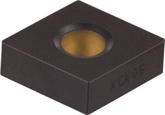 Kennametal - CNMA644 Grade KCK20 Carbide Turning Insert - TiCN/Al2O3 Finish, 80° Diamond, 3/4" Inscr Circle, 1/4" Thick, 1/16" Corner Radius - Apex Tool & Supply