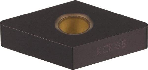Kennametal - DNMA433 Grade KCK15 Carbide Turning Insert - TiCN/Al2O3 Finish, 55° Diamond, 1/2" Inscr Circle, 3/16" Thick, 3/64" Corner Radius - Apex Tool & Supply