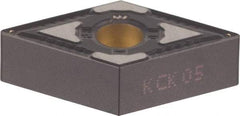Kennametal - DNMG332 FN Grade KCK05 Carbide Turning Insert - TiCN/Al2O3 Finish, 55° Diamond, 3/8" Inscr Circle, 3/16" Thick, 1/32" Corner Radius - Apex Tool & Supply