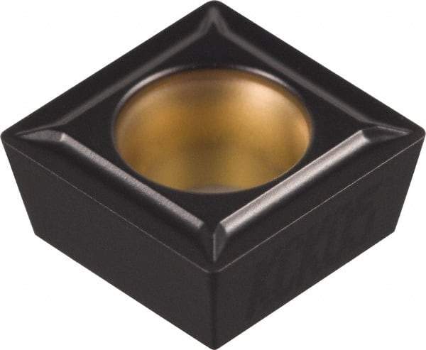 Kennametal - SPMT32.51 LF Grade KCK20 Carbide Turning Insert - TiCN/Al2O3 Finish, 90° Square, 3/8" Inscr Circle, 5/32" Thick, 1/64" Corner Radius - Apex Tool & Supply