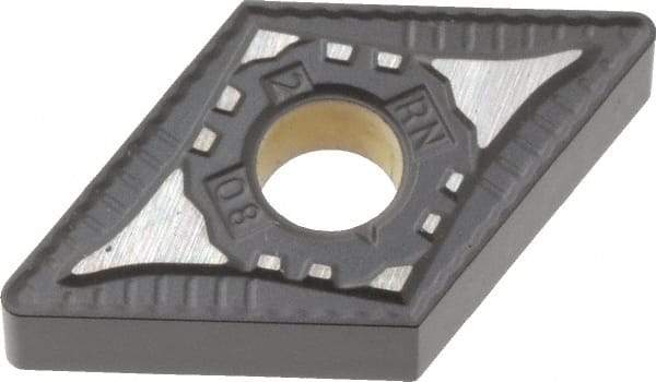 Kennametal - DNMG432 RN Grade KCP10 Carbide Turning Insert - TiCN/Al2O3 Finish, 55° Diamond, 1/2" Inscr Circle, 3/16" Thick, 1/32" Corner Radius - Apex Tool & Supply