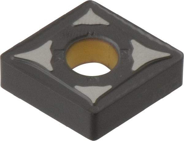 Kennametal - CNMG643 MN Grade KCP25 Carbide Turning Insert - TiCN/Al2O3 Finish, 80° Diamond, 3/4" Inscr Circle, 1/4" Thick, 3/64" Corner Radius - Apex Tool & Supply