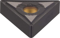 Kennametal - TNMG432 MN Grade KCP40 Carbide Turning Insert - TiCN/Al2O3 Finish, 60° Triangle, 1/2" Inscr Circle, 3/16" Thick, 1/32" Corner Radius - Apex Tool & Supply