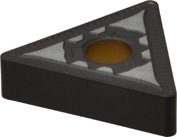 Kennametal - TNMG543 RN Grade KCP25 Carbide Turning Insert - TiCN/Al2O3 Finish, 60° Triangle, 5/8" Inscr Circle, 1/4" Thick, 3/64" Corner Radius - Apex Tool & Supply