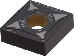 Kennametal - CNMG431 MN Grade KCP30 Carbide Turning Insert - TiN/TiCN/Al2O3 Finish, 80° Diamond, 1/2" Inscr Circle, 3/16" Thick, 1/64" Corner Radius - Apex Tool & Supply