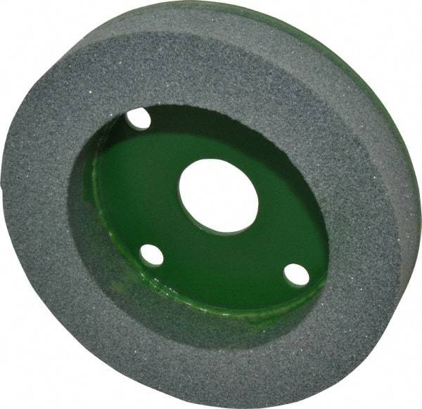 Camel Grinding Wheels - 6" Diam, 1-1/4" Hole Size, 1" Overall Thickness, 60 Grit, Type 50 Tool & Cutter Grinding Wheel - Medium Grade, Silicon Carbide, I Hardness, Vitrified Bond, 3,450 RPM - Apex Tool & Supply