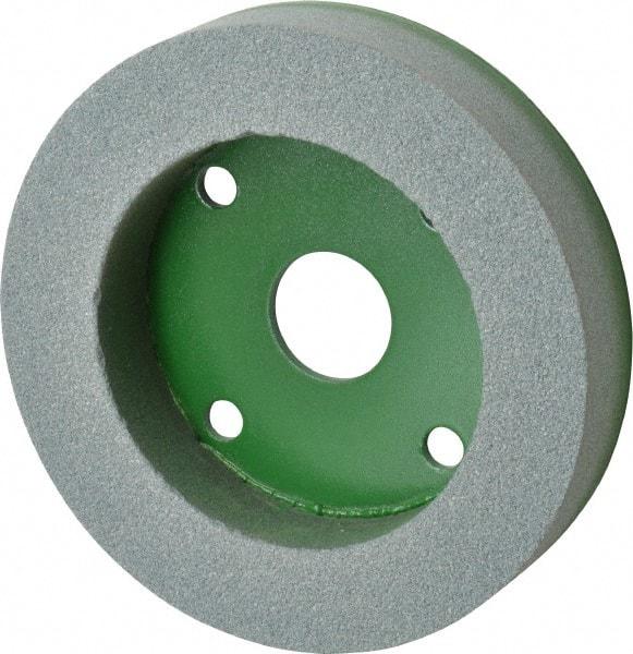 Camel Grinding Wheels - 6" Diam, 1" Hole Size, 1" Overall Thickness, 100 Grit, Type 50 Tool & Cutter Grinding Wheel - Fine Grade, Silicon Carbide, I Hardness, Vitrified Bond, 3,450 RPM - Apex Tool & Supply