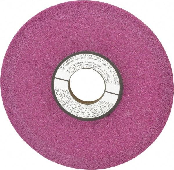Grier Abrasives - 6" Diam, 1-1/4" Hole Size, 1/2" Overall Thickness, 60 Grit, Type 12 Tool & Cutter Grinding Wheel - Medium Grade, Aluminum Oxide, J Hardness, Vitrified Bond, 4,138 RPM - Apex Tool & Supply