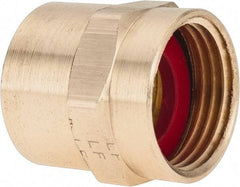 ANDERSON METALS - 3/4 FGHT & 3/4 FPT Garden Hose Female x FIP - Lead Free Brass, Female Hose to Female Pipe Connector - Apex Tool & Supply