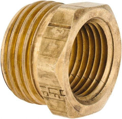 ANDERSON METALS - 3/4 MGHT & 1/2 FPT Garden Hose Male x FIP - Lead Free Brass, Male Hose to Female Pipe Connector - Apex Tool & Supply