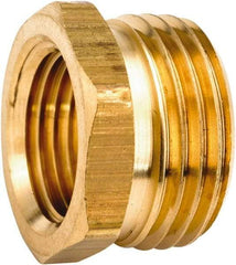 ANDERSON METALS - 3/4 MGHT & 3/8 NPT Garden Hose Male x FIP - Lead Free Brass, Male Hose to Female Pipe Connector - Apex Tool & Supply