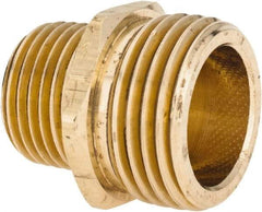ANDERSON METALS - 3/4 MGHT & 1/2 MPT Garden Hose Male x MIP - Lead Free Brass, Male Hose to Male Pipe Connector - Apex Tool & Supply