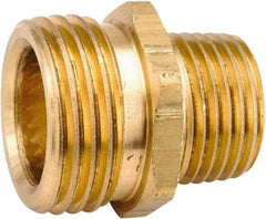 ANDERSON METALS - 3/4 MGHT & 3/8 MPT Garden Hose Male x MIP - Lead Free Brass, Male Hose to Male Pipe Connector - Apex Tool & Supply