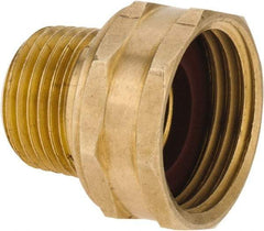 ANDERSON METALS - 3/4 FGHT & 1/2 MPT Garden Hose Female x MIP Swivel - Lead Free Brass, Female Hose to Male Pipe Swivel Connector - Apex Tool & Supply