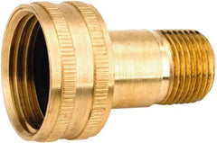 ANDERSON METALS - 3/4 FGHT & 1/4 MPT Garden Hose Female x MIP Swivel - Lead Free Brass, Female Hose to Male Pipe Swivel Connector - Apex Tool & Supply