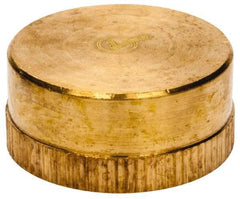 ANDERSON METALS - 3/4 GHT Garden Hose Cap - Lead Free Brass, Garden Hose Cap Connector - Apex Tool & Supply