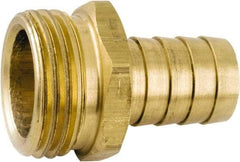 ANDERSON METALS - 3/4 GHT Garden Hose Barb x Male - Lead Free Brass, Male Hose to Barb Connector - Apex Tool & Supply