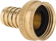 ANDERSON METALS - 3/4 GHT Garden Hose Barb x Female Swivel - Lead Free Brass, Female Hose to Barb Connector - Apex Tool & Supply