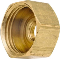 ANDERSON METALS - 3/4 FGHT & 1/8 FPT Garden Hose Female x FIP - Lead Free Brass, Female Hose to Female Pipe Connector - Apex Tool & Supply