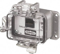 Hubbell Wiring Device-Kellems - 1 Port, Ethernet, Clear Data Port Receptacle - 3.2 Inch Long x 1.58 Inch Deep x 3.15 Inch Wide, Aluminum, Surface Mount, Gray - Apex Tool & Supply