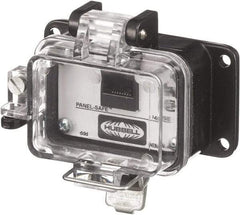 Hubbell Wiring Device-Kellems - 1 Port, Ethernet, Clear Data Port Receptacle - 3.2 Inch Long x 1.58 Inch Deep x 3.15 Inch Wide, Aluminum, Surface Mount, Gray - Apex Tool & Supply