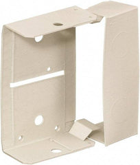 Hubbell Wiring Device-Kellems - 4.6 Inch Long x 1.66 Inch Wide, Raceway Elbow End - Ivory, For Use with HBL4750 Series Raceways - Apex Tool & Supply